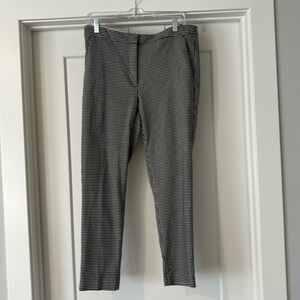 Zara Trousers Black Checkered Size XL